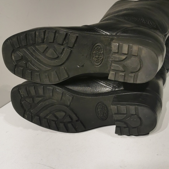 VINTAGE PAJAR REAL SHEEPSKIN LEATHER BOOTS MADE IN CANADA - Picture 8 of 9